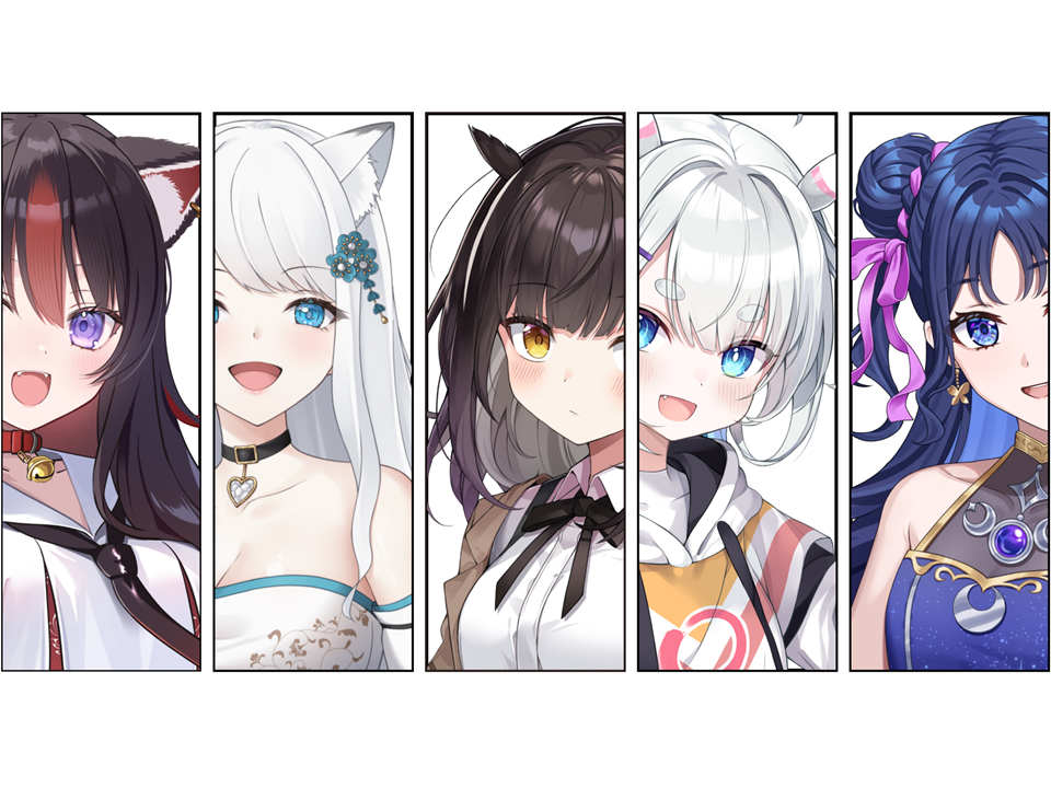 V-staで活躍するVTuberたち
